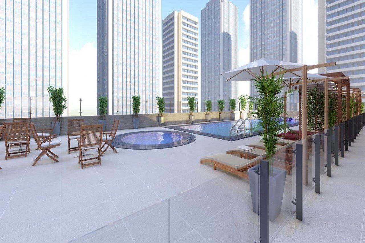 He Hotel Apartments Dubai Exterior photo Rooftop pool